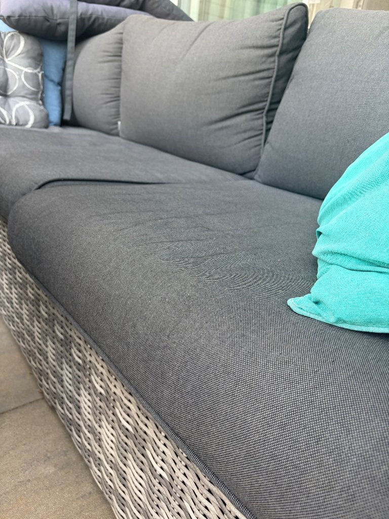 Loungebank hoek, Ophalen, 5 zitplaatsen, Zo goed als nieuw, Loungeset