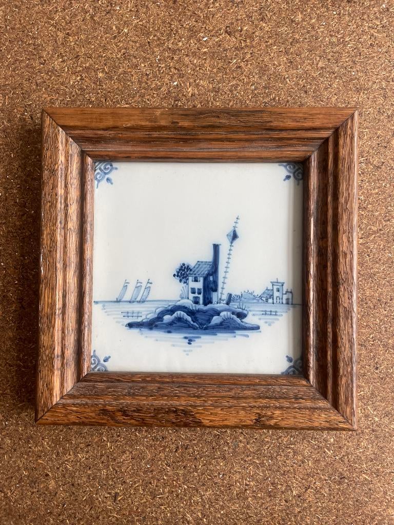 Delfts blauw tegeltje, Antiek en Kunst, Ophalen of Verzenden