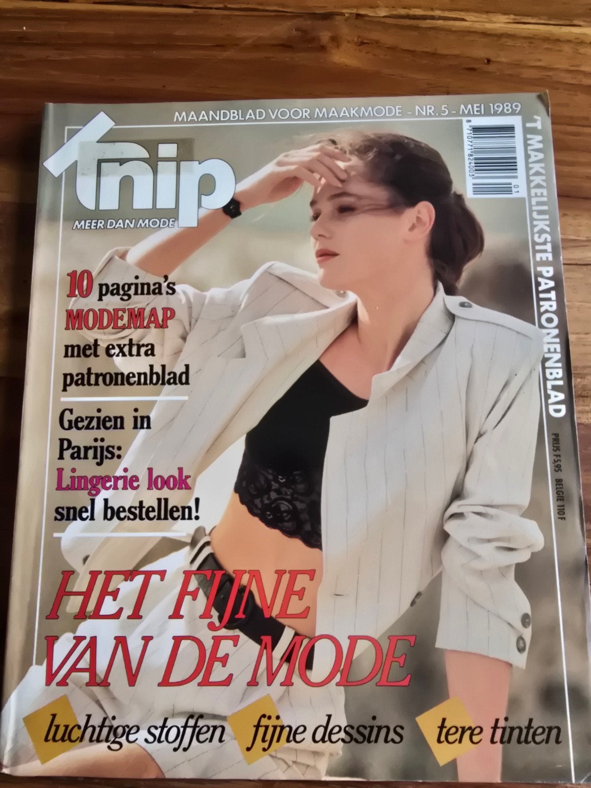 Compleet Vintage Knip Mode Mei 1989 - Met Patronenblad, Ophalen of Verzenden, Gelezen, Damesbladen