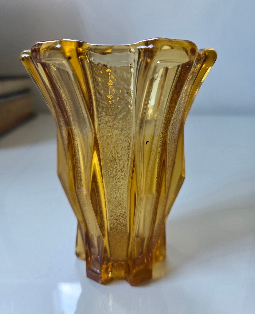 vaas art deco  fait en Belgique Val St Lambert Luxval, Antiek en Kunst, Ophalen of Verzenden