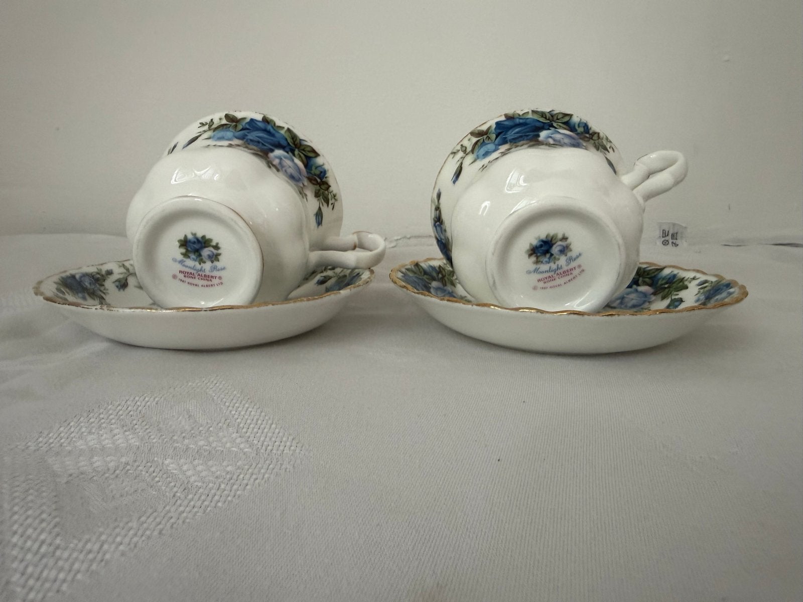 Royal Albert Moonlight Rose kop en schotel set (2 stuks), Ophalen of Verzenden