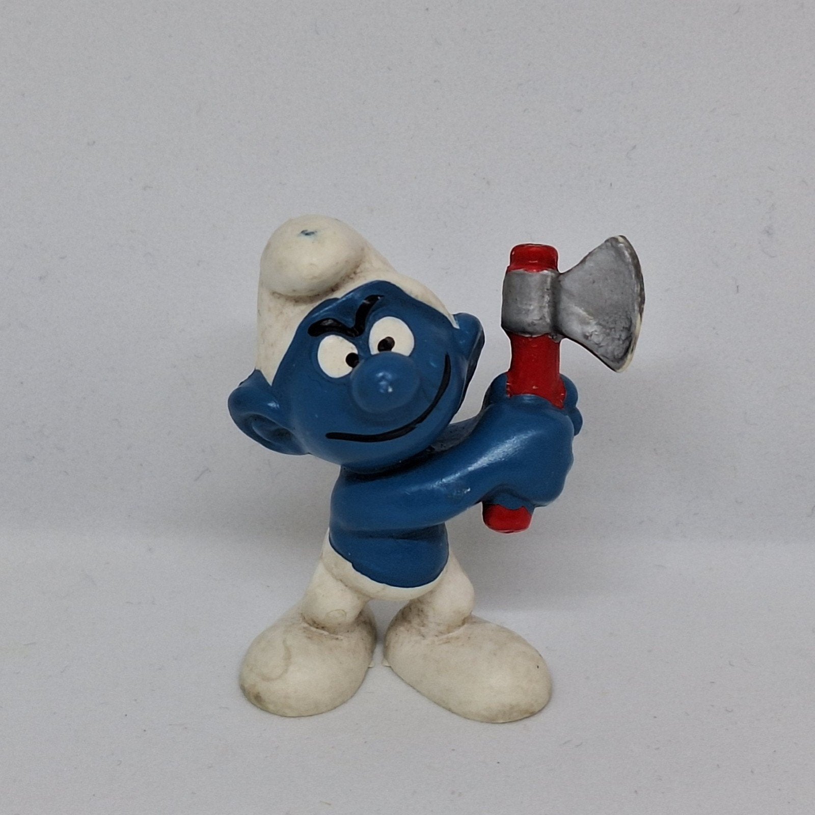Houthakker Smurf 20087, Verzamelen, Smurfen, Ophalen of Verzenden, Gebruikt, Overige Smurfen, Poppetje, Figuurtje of Knuffel