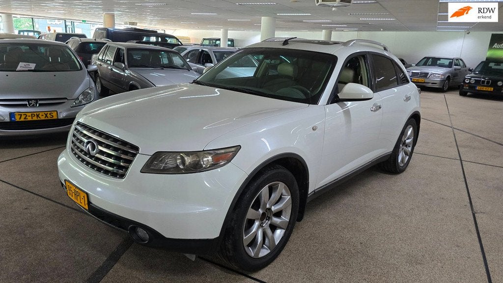 Infiniti FX 35, Auto's, Automaat, Gebruikt, Wit, FX-serie