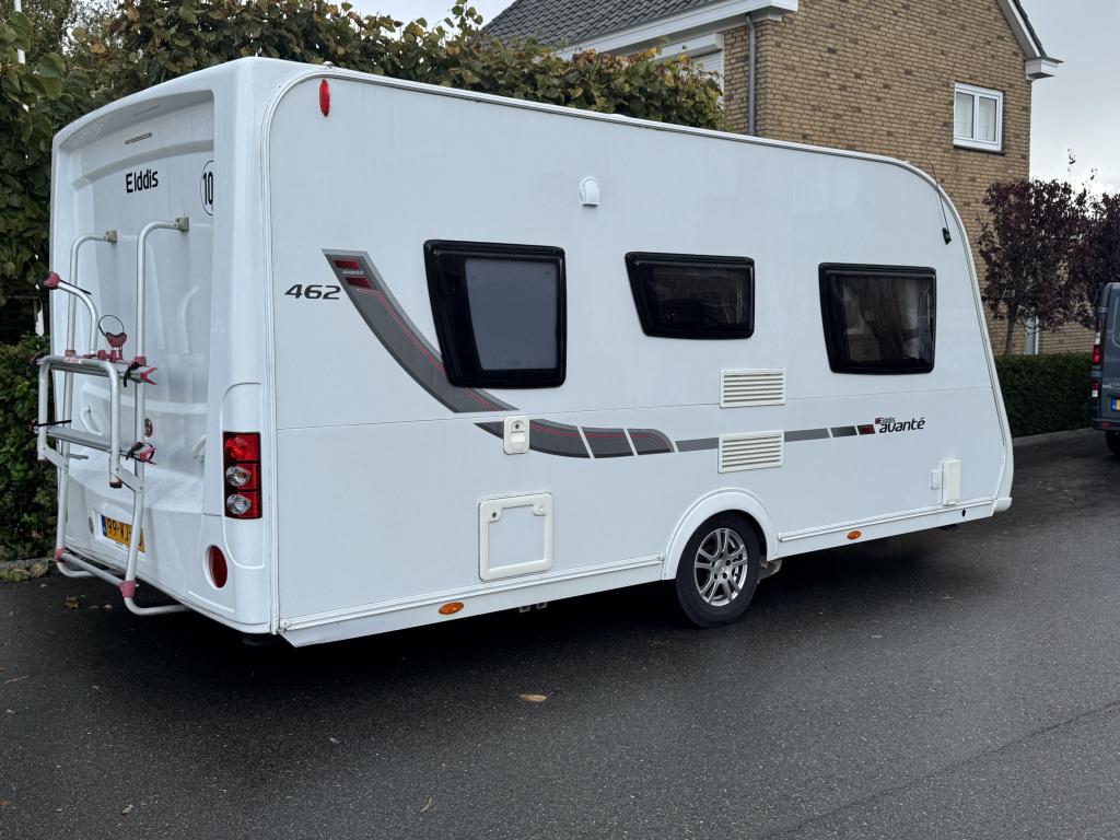 Elddis Avante 462 verkocht, Caravans en Kamperen, Caravans, Dwarsbed, Standaardzit, Elddis, Tot en met 2
