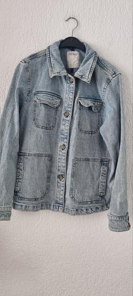 Dames spijkerjasje merk Esprit maat Large., Esprit, Ophalen of Verzenden, Zo goed als nieuw, Blauw