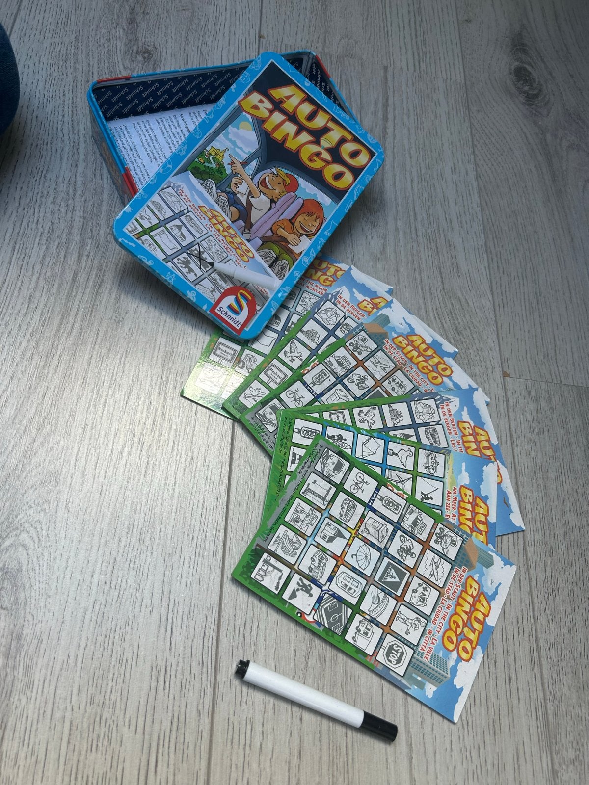 Auto Bingo Reisspel - Compleet en vernieuwde versie, Een of twee spelers, Ophalen, Zo goed als nieuw