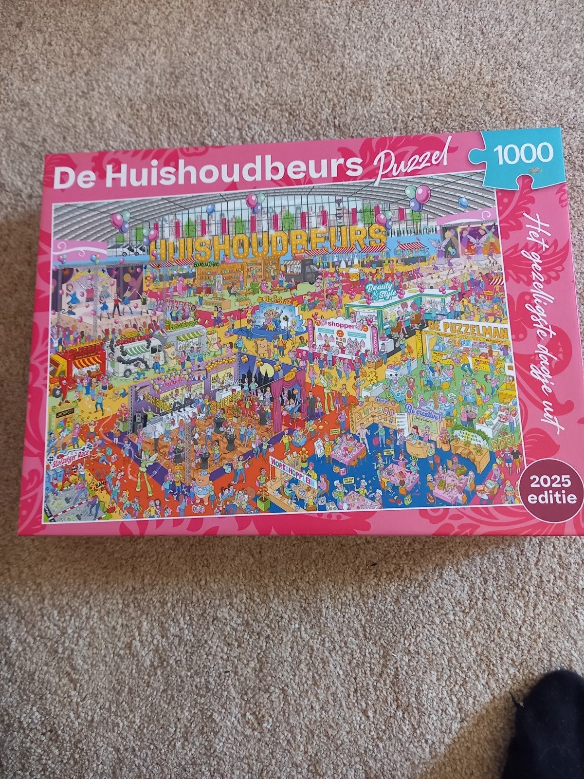De Huishoudbeurs Puzzel 1000 stukjes - 2025 editie, Ophalen of Verzenden, 500 t/m 1500 stukjes, Nieuw, Legpuzzel
