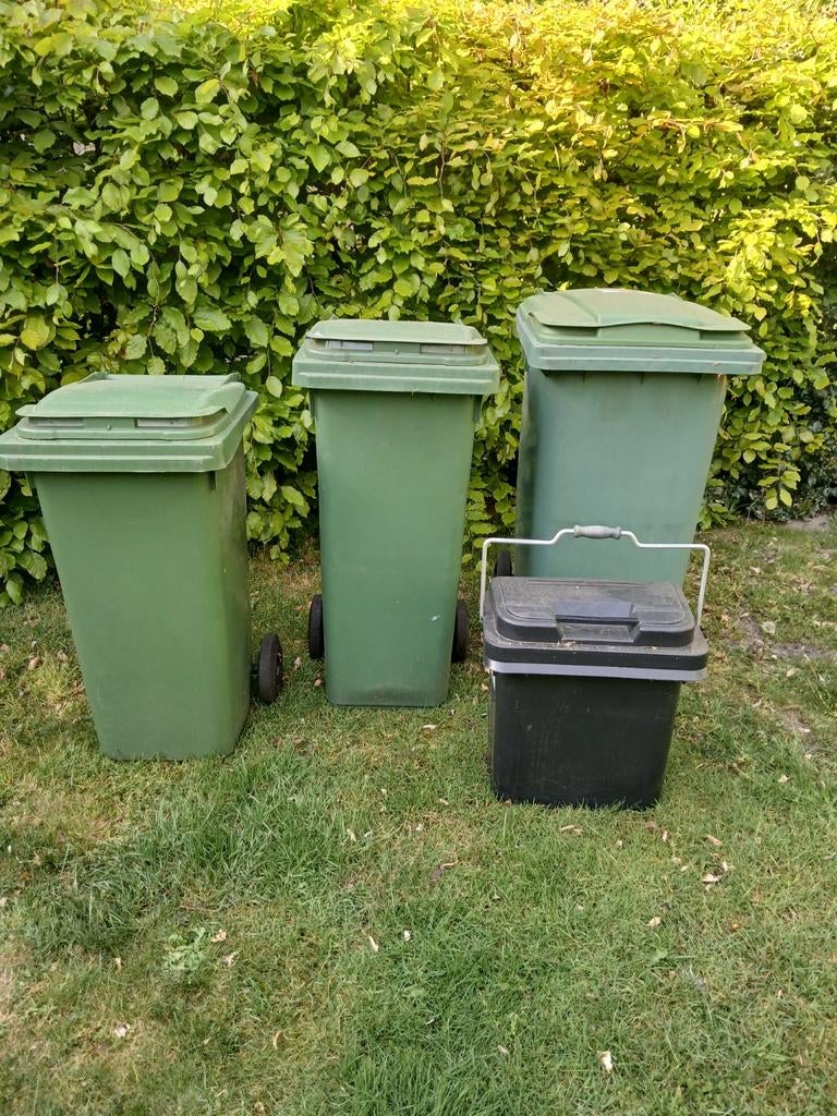 Diverse containers kliko's, Huis en Inrichting, Woonaccessoires | Prullenbakken, Kunststof, Gebruikt, 40 liter of meer, Ophalen of Verzenden