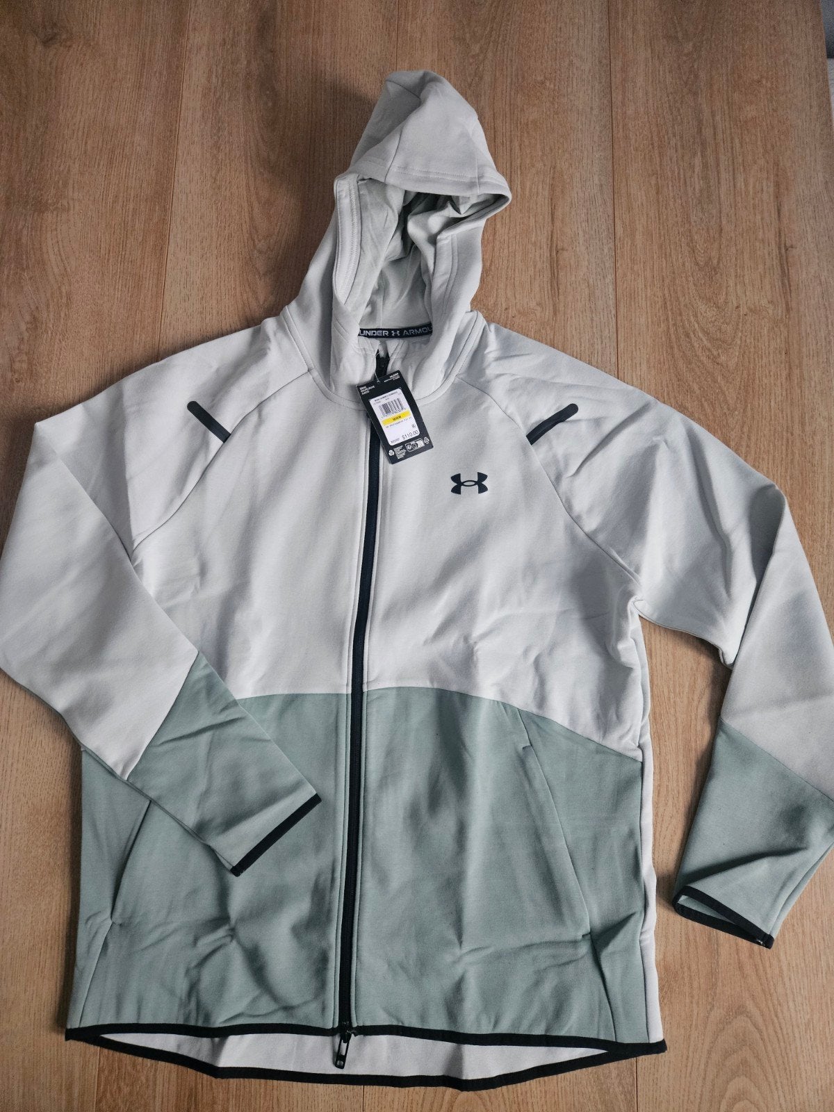 Under Armour Unstoppable Fleece Full-Zip Hoodie Groen Maat M, Ophalen of Verzenden, Nieuw, Maat 48/50 (M), Groen