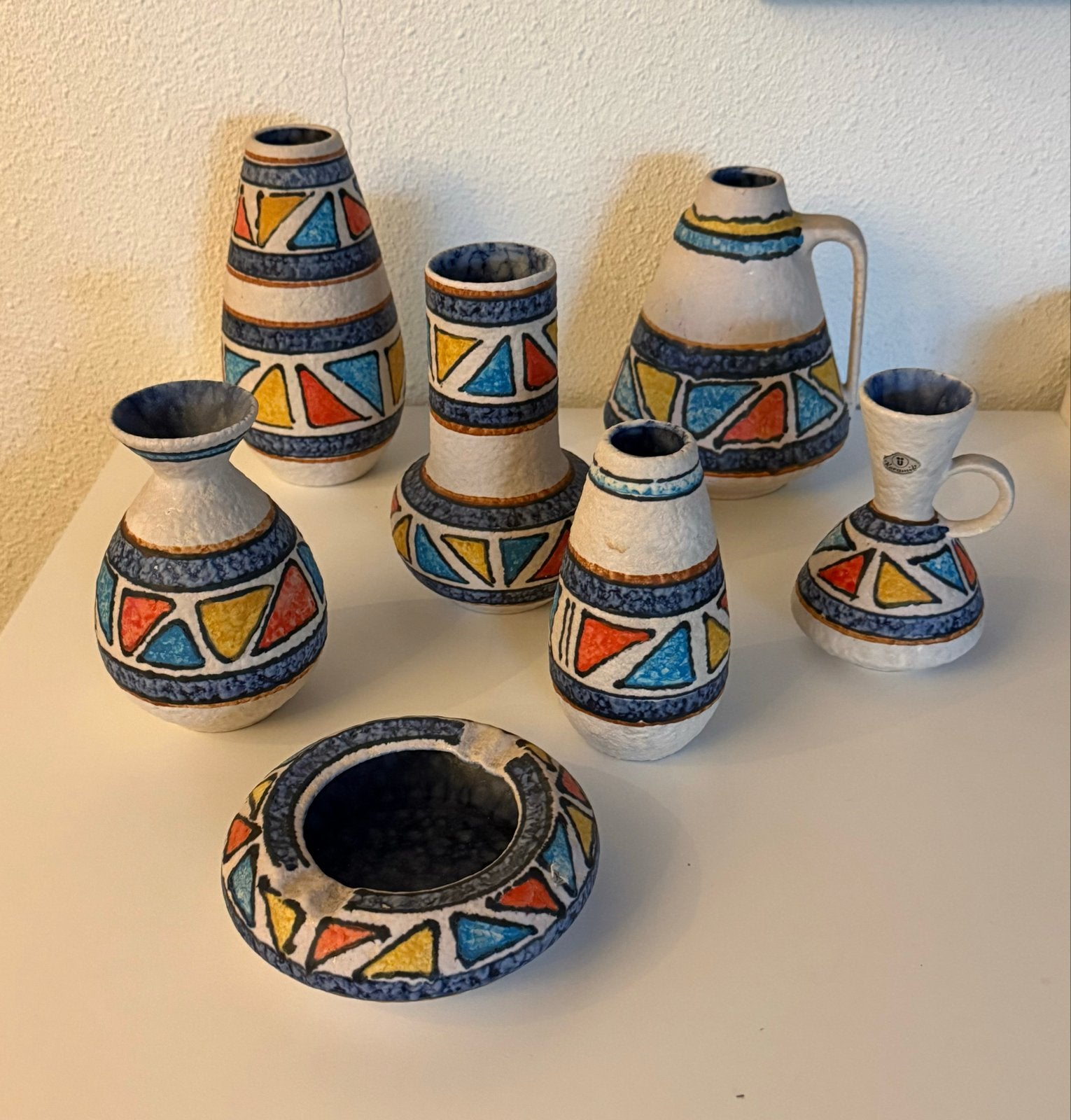 Ubelacker Keramiek Set uit de jaren '60, Ophalen
