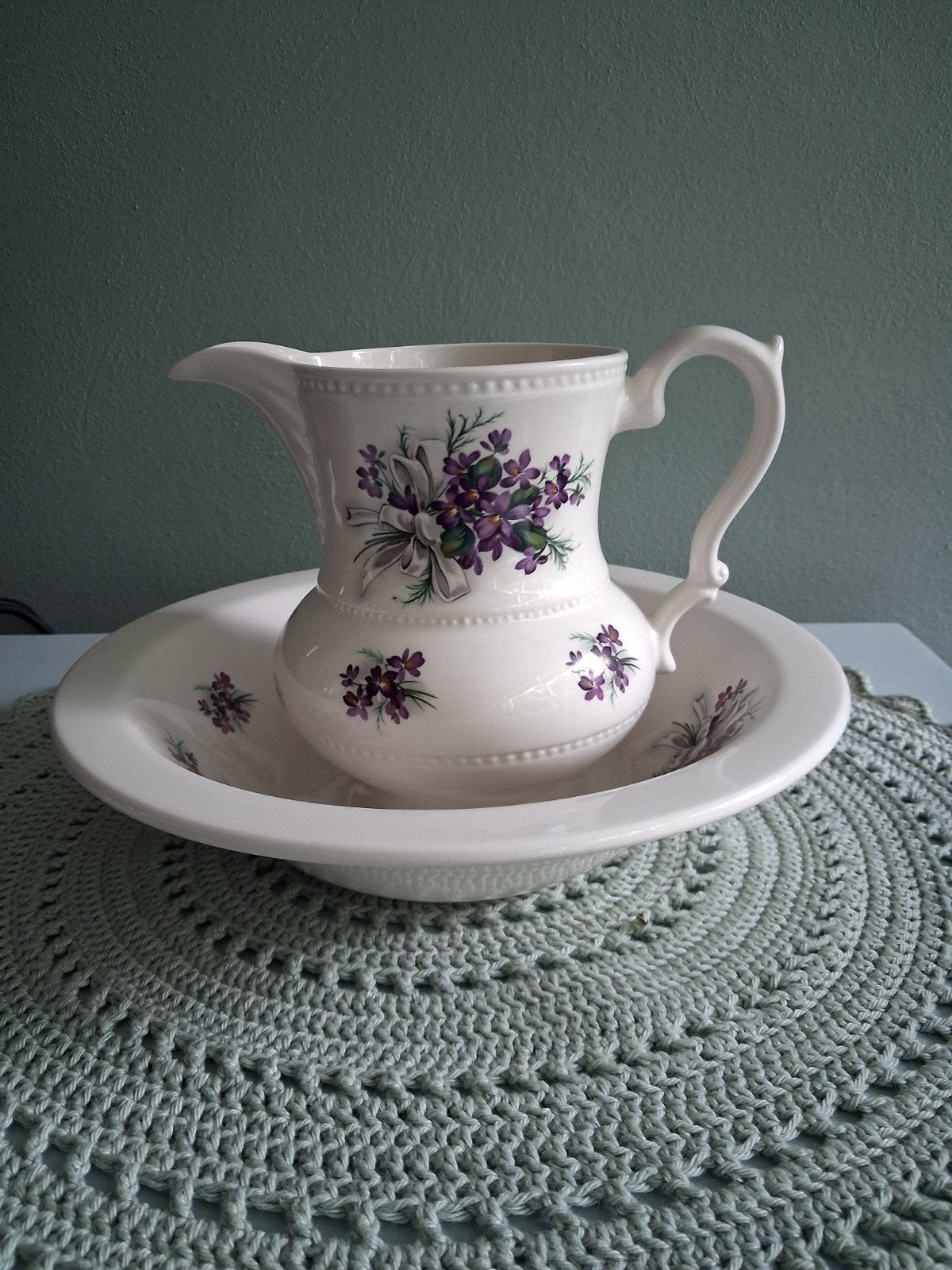 Mini lampetstel, waterkan, schaal Lord Nelson pottery, Antiek en Kunst, Ophalen of Verzenden