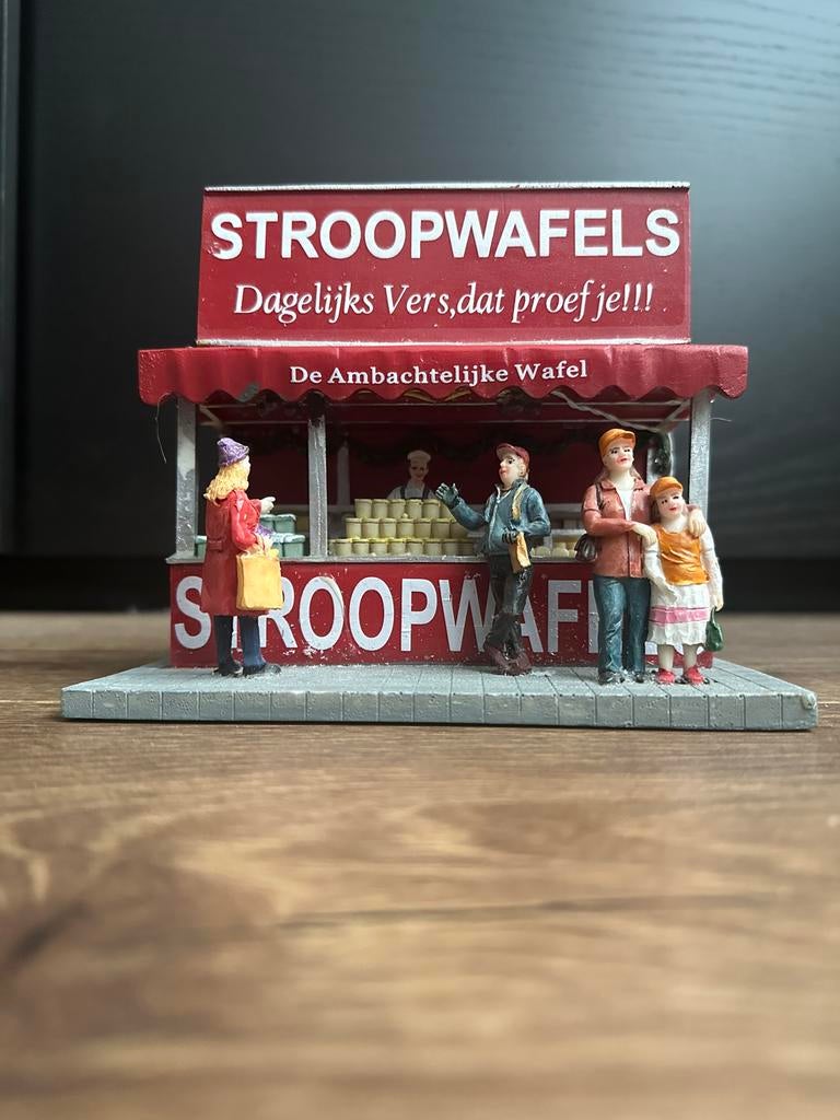 Kersthuisje Stroopwafelkraam, Ophalen, Gebruikt
