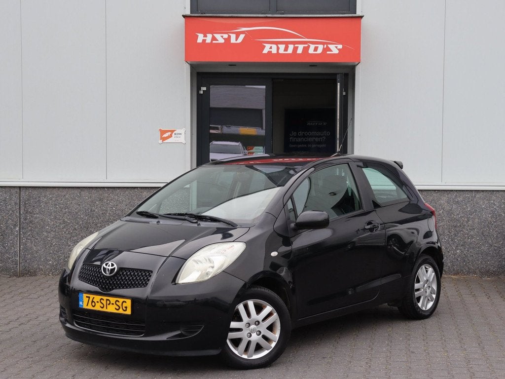 Toyota Yaris 1.3 VVTi Sol MMT automaat LM airco org NL, Auto's, 750 kg, 4 cilinders, Zwart, Origineel Nederlands