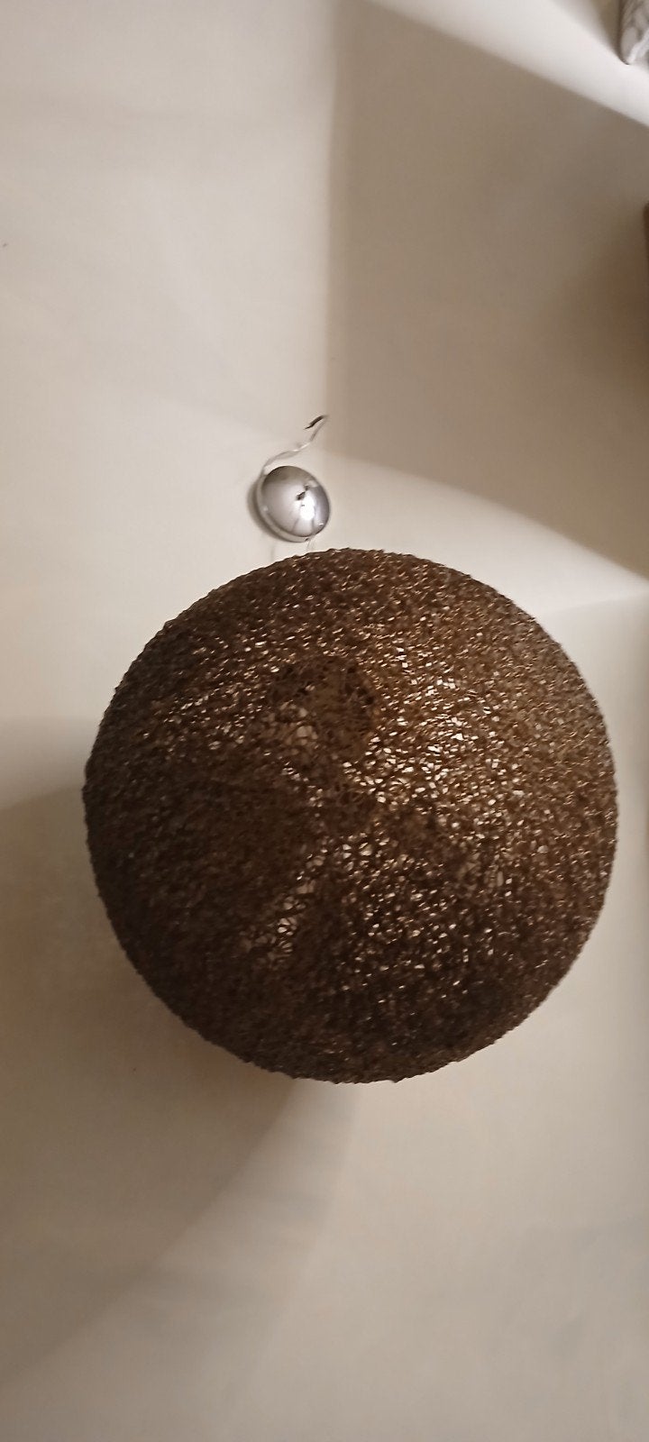 mooie grote hanglamp 65cm bol, Ophalen, Zo goed als nieuw, Kunststof