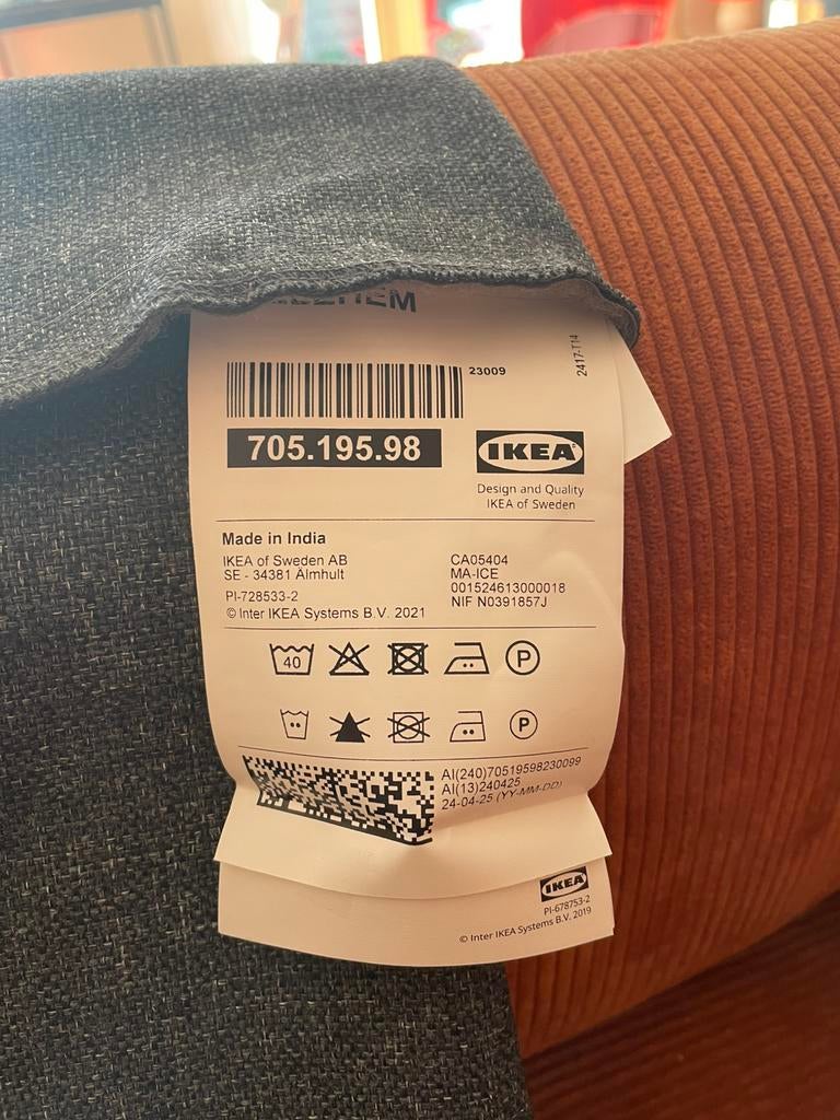 Hoezen voor ikea bankje Lillehem, Ophalen, Tweepersoons, 75 tot 100 cm, Zo goed als nieuw