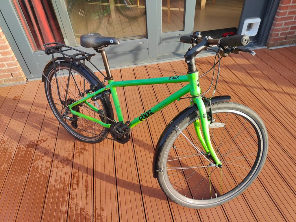 Frog 69 Kinderfiets - 24 inch - 8 versnellingen, Fietsen en Brommers, Ophalen, 20 inch of meer, Gebruikt, Velgrem