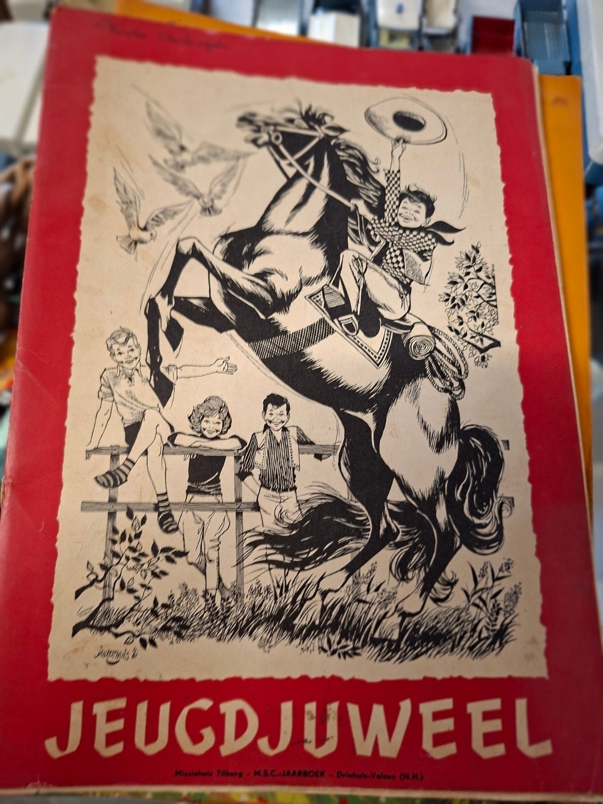 Jeugdjuweel - Vintage kinderboek met diverse verhalen, Boeken, Ophalen of Verzenden, Gelezen, Diverse auteurs, Fictie