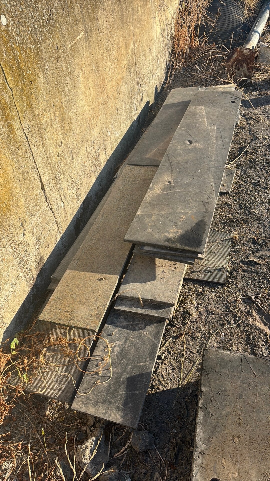 Rijplaten +/- 300x30 cm, Ophalen
