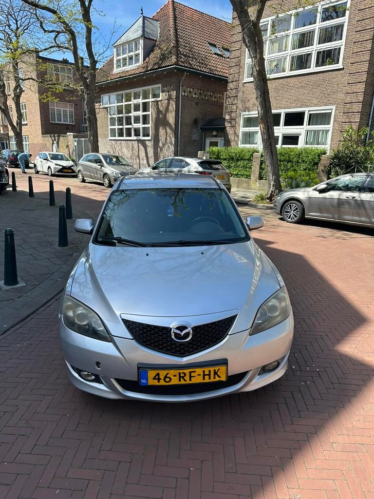 Mazda 3 1.6 Hatchback 2005 Grijs, Auto's, Mazda, Particulier, ABS, Airbags, Airconditioning, Elektrische buitenspiegels, Elektrische ramen
