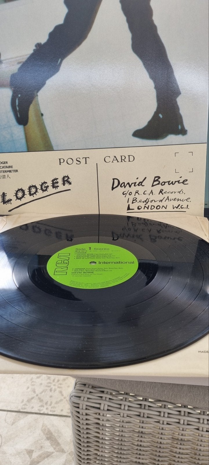 David Bowie - Lodger LP (1979) - RCA International, Ophalen of Verzenden, Gebruikt, 12 inch, Poprock