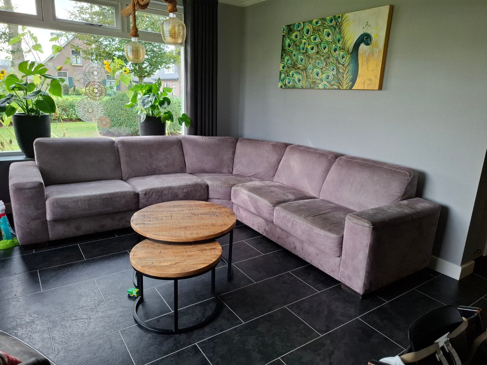 Bank - gratis, Huis en Inrichting, Ophalen, Gebruikt, Stof
