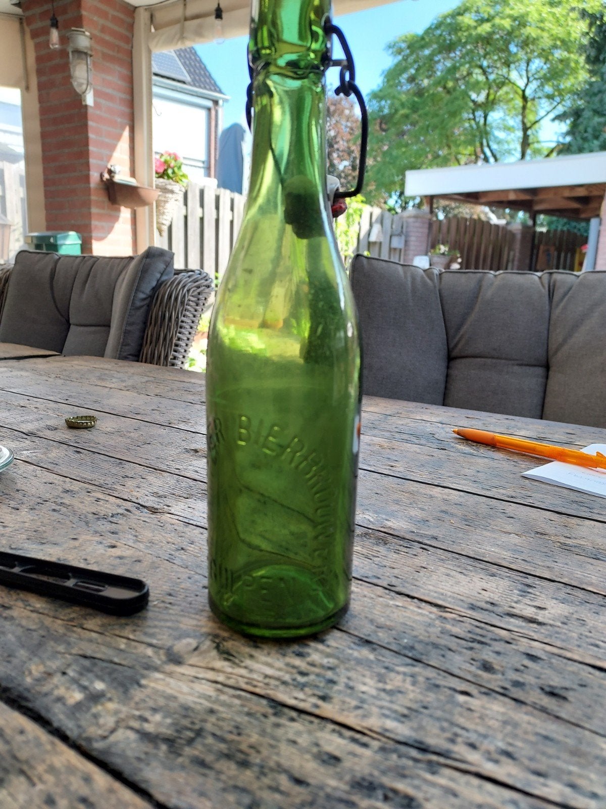 Zeer oude  bierfles   bierbrouwerij  gulpener, Ophalen of Verzenden, Gebruikt, Flesje(s), Overige merken