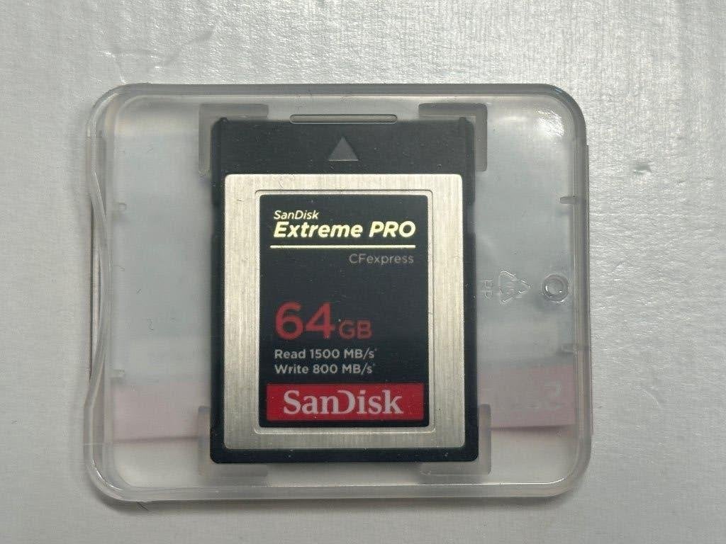Sandisk Extreme Pro 64 GB CFExpress. Als nieuw, CFexpress Type B, Zo goed als nieuw, Fotocamera, 64 GB
