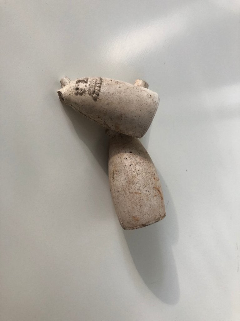 B648 Oude opgegraven pijpekoppen archeologie, Ophalen of Verzenden, Gebruikt, (Water)pijp