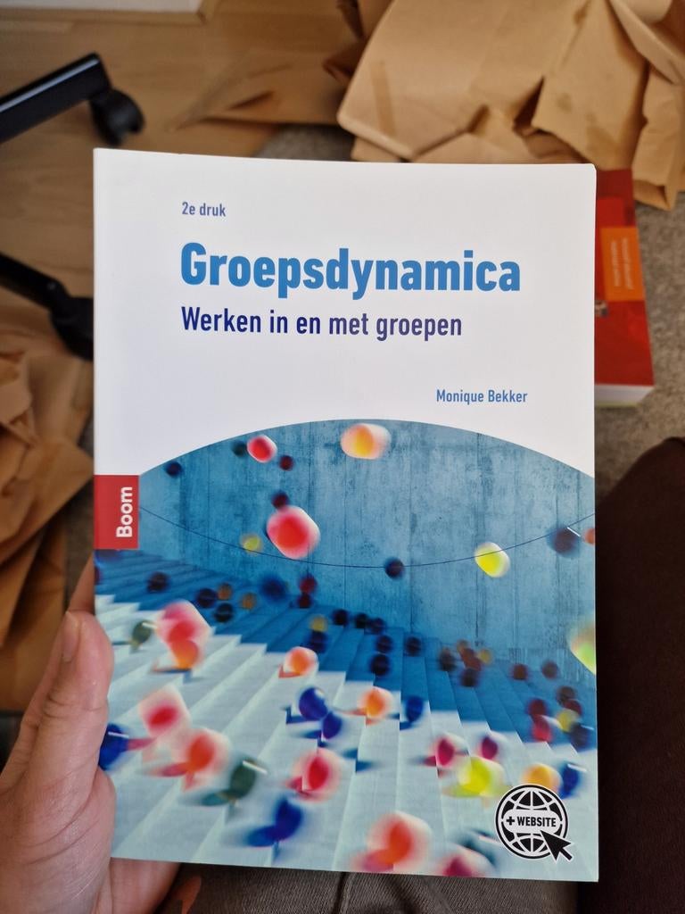 Groepsdynamica: Werken in en met groepen (2e druk), Boeken, Studieboeken en Cursussen, Monique Bekker, Zo goed als nieuw, Gamma
