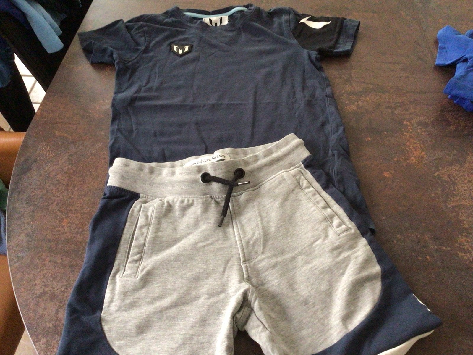 Vingino Messi jongens setje shirt (140) & short (128), Ophalen of Verzenden, Gebruikt, Jongen, Setje