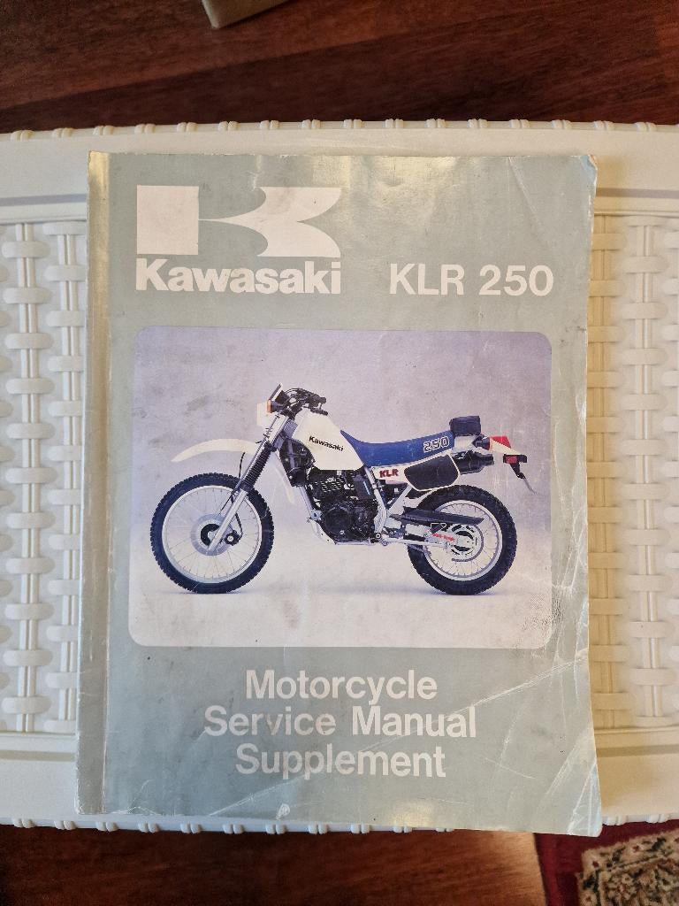 Kawasaki KLR 250 Service Manual Supplement, Motoren, Ophalen, Kawasaki