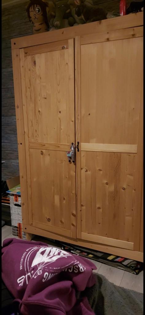 Ikea Strada grenen kledingkast , gedemonteerd, Ophalen, Gebruikt, 50 tot 100 cm, 150 tot 200 cm