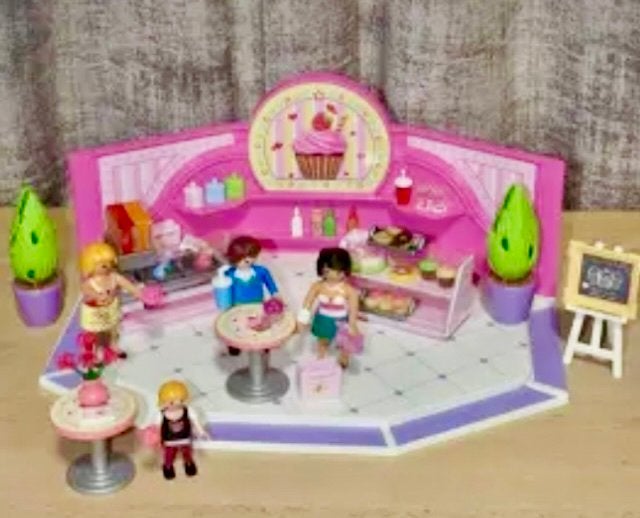 Te koop,  Playmobile Cupcake Winkel € 10,00, Ophalen of Verzenden, Zo goed als nieuw
