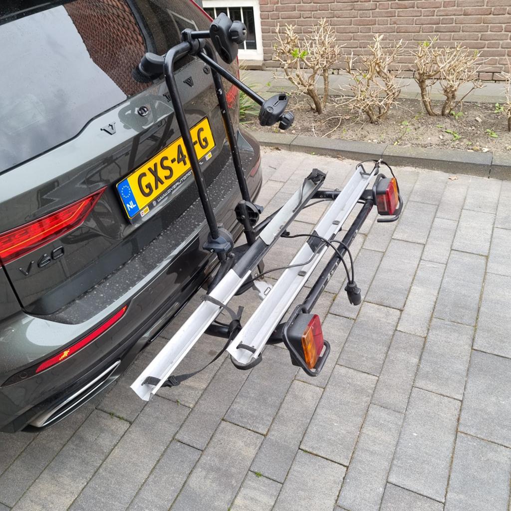 Thule Trekhaakdrager voor 2 fietsen - Gebruikt, Auto diversen, Fietsendragers, Ophalen of Verzenden, 2 fietsen, Gebruikt, Trekhaakdrager