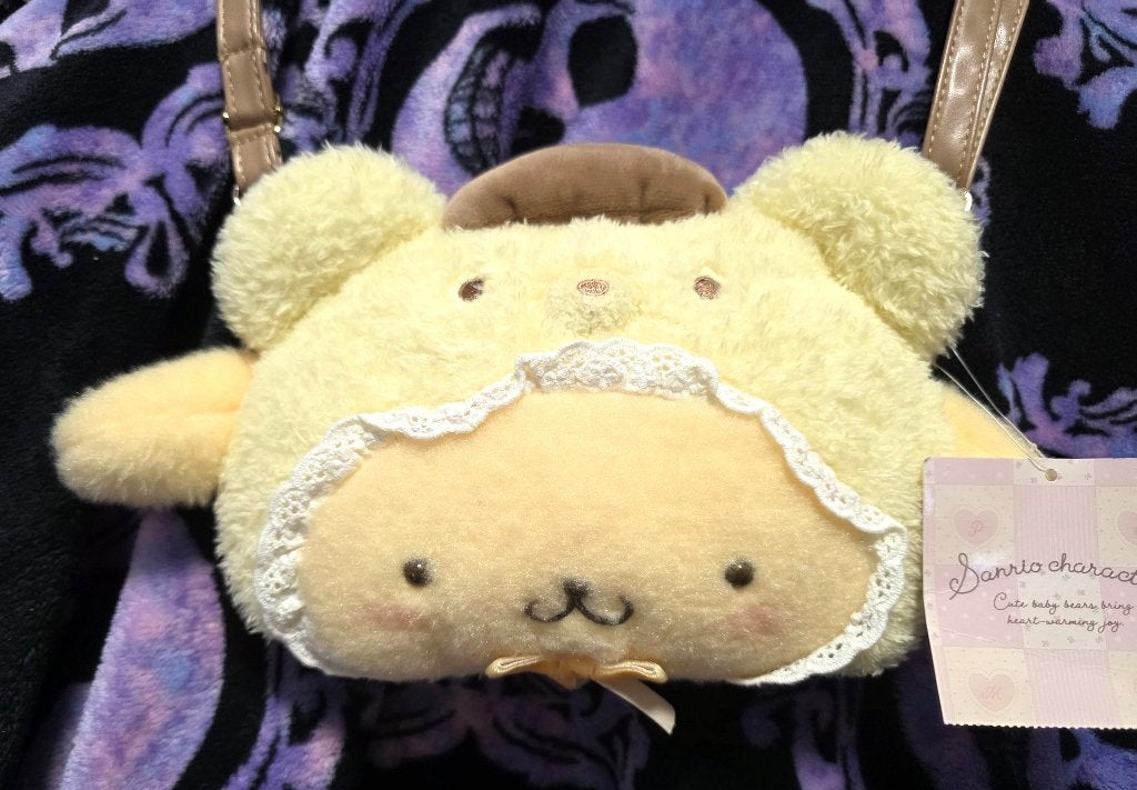 tas sanrio pompompurin japan fashion kawaii lolita, Verzenden, Nieuw, Geel, Schoudertasje