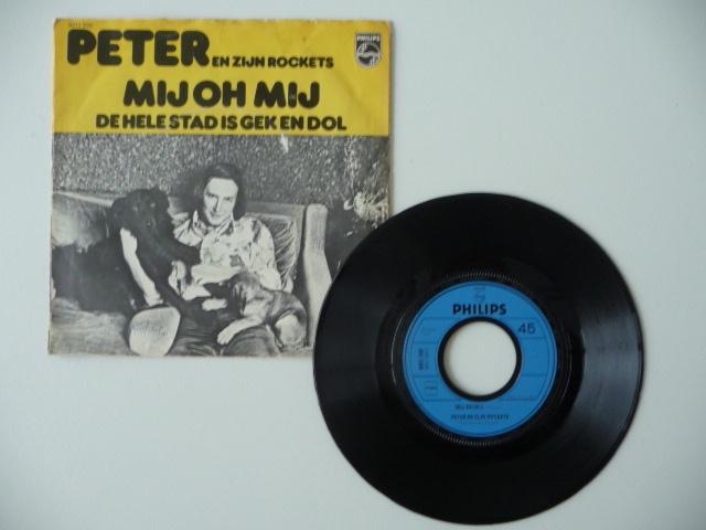 single PETER KOELEWIJN -MIJ OH MIJ- Philips Records, 1972, Cd's en Dvd's, Vinyl Singles, Gebruikt, 7 inch, Single, Ophalen of Verzenden