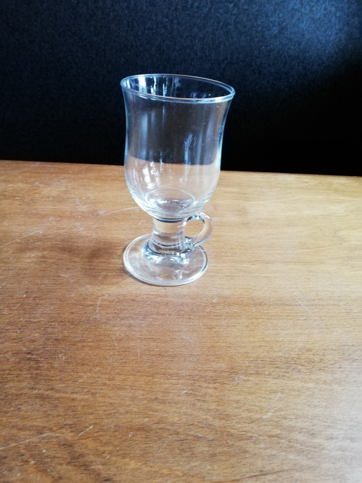 Glazen op voet voor warme dranken met oortje 6st beschikbaar, Ophalen of Verzenden, Zo goed als nieuw, Overige typen