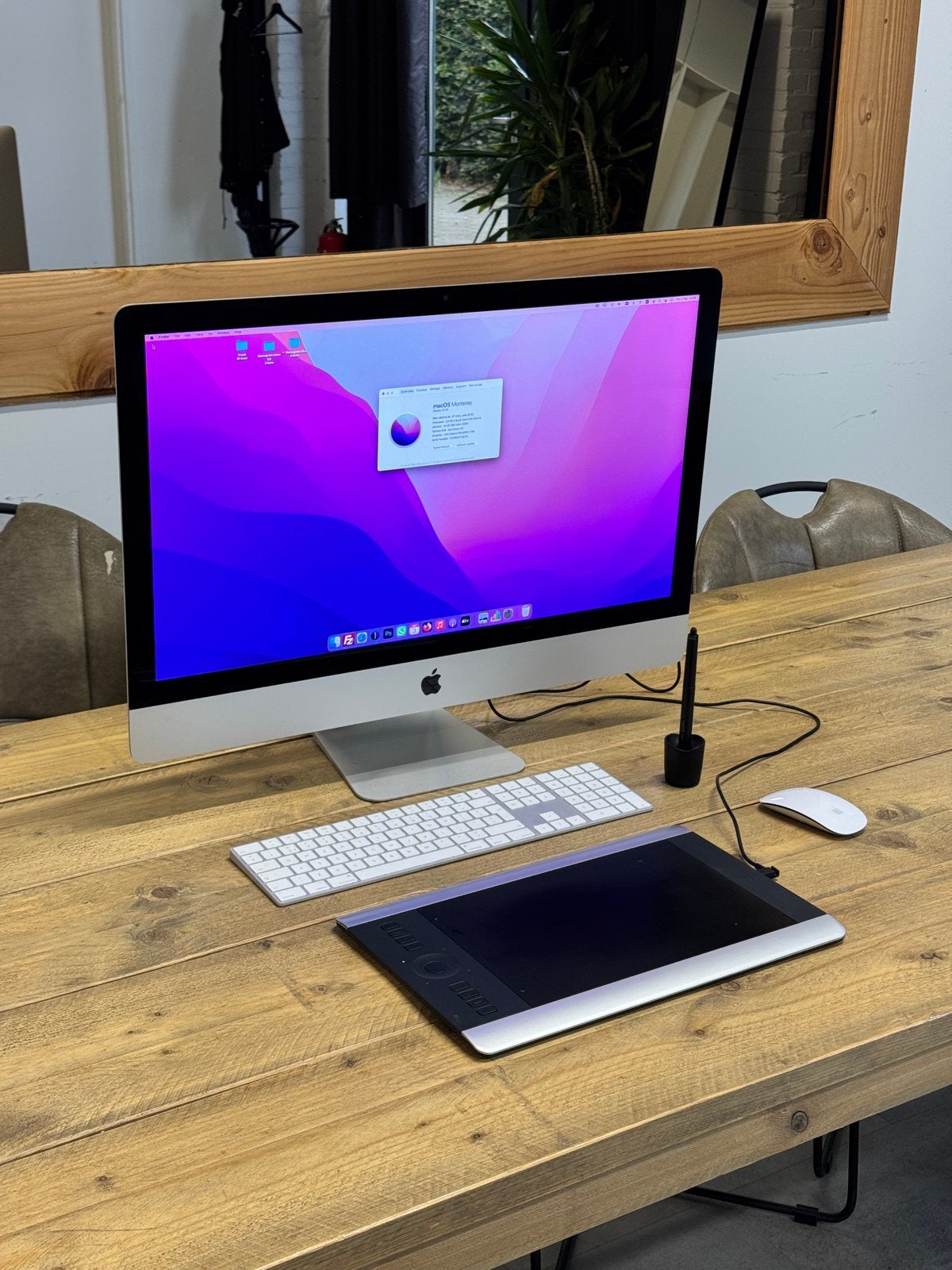 Apple iMac (Retina 5K, 27-inch, Late 2015) met Wacom Intuos, Ophalen, HDD en SSD, IMac, Zo goed als nieuw