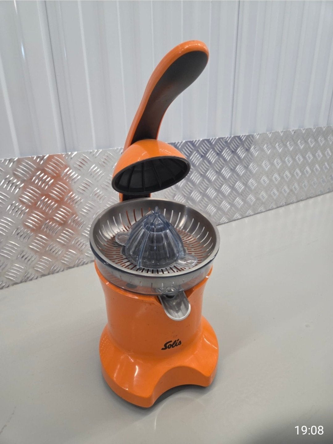 Solis Citrus Juicer Pro – Oranje elektrische citruspers, Ophalen of Verzenden, Citruspers