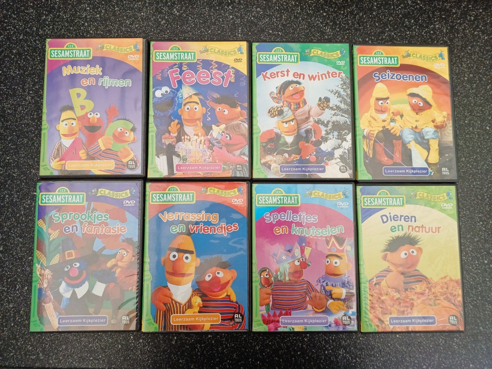 8 Sesamstraat Classics DVD's - Leerzaam Kijplezier, Gebruikt, Alle leeftijden, Tv-serie, Educatief
