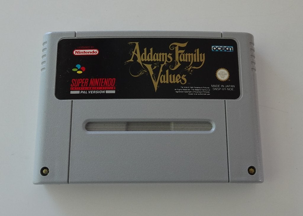 Addams Family Values voor Super Nintendo, Spelcomputers en Games, Ophalen, Overige genres, 1 speler, Zo goed als nieuw