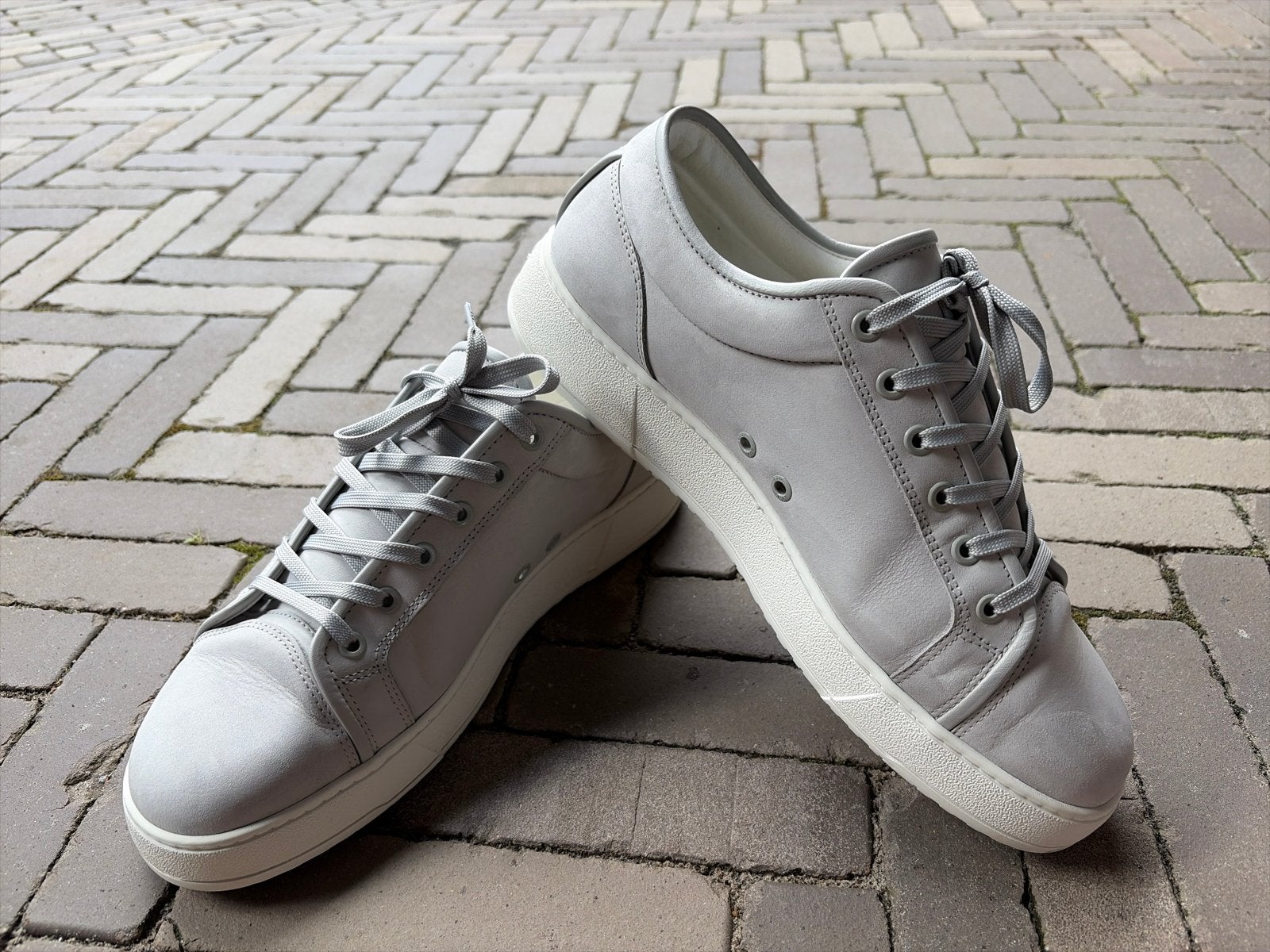 ETQ LT 01 Shades Nubuck Glacier Grey Sneakers EU 44, Kleding | Heren, Ophalen of Verzenden, Gedragen, Overige kleuren, Sneakers of Gympen