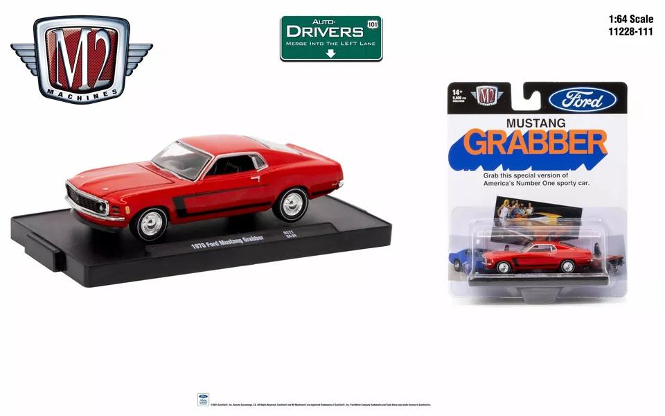 1970 Ford Mustang Grabber van M2 1/64 R111, Ophalen of Verzenden, Nieuw, Auto