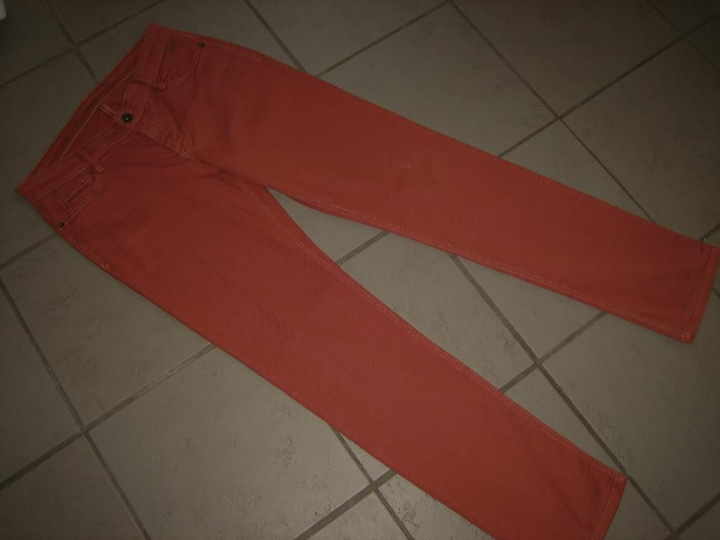 Brique-kleurige pantalon MAC CARRIE PIPE, 40 / 32 snazzeys, Maat 38/40 (M), Verzenden, Nieuw, Lang
