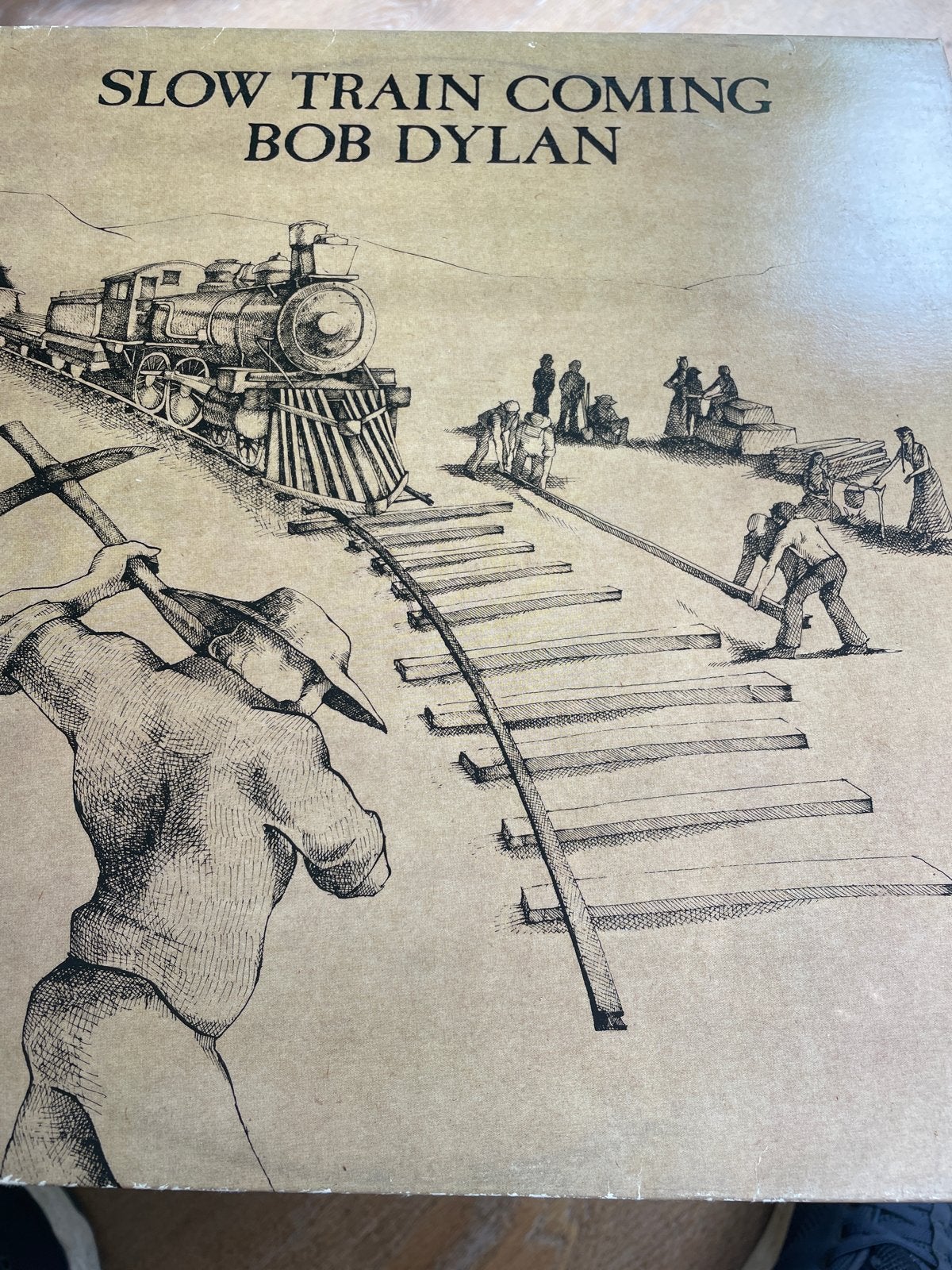 Bob Dylan - Slow Train Coming LP (1979), LP, Gebruikt, Pop, Ophalen of Verzenden