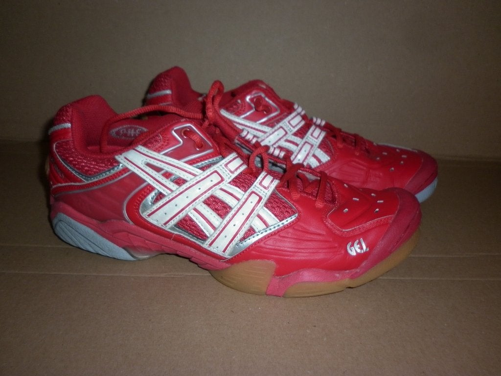 sportschoenen maat 40,5 merk : Asics, Kleding | Dames, Ophalen of Verzenden, Asics, Rood, Sneakers of Gympen