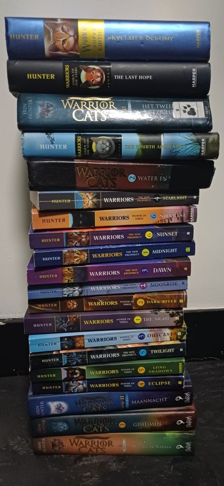 Warrior Cats div boeken ned & Engels, Boeken, Fantasy, Ophalen of Verzenden