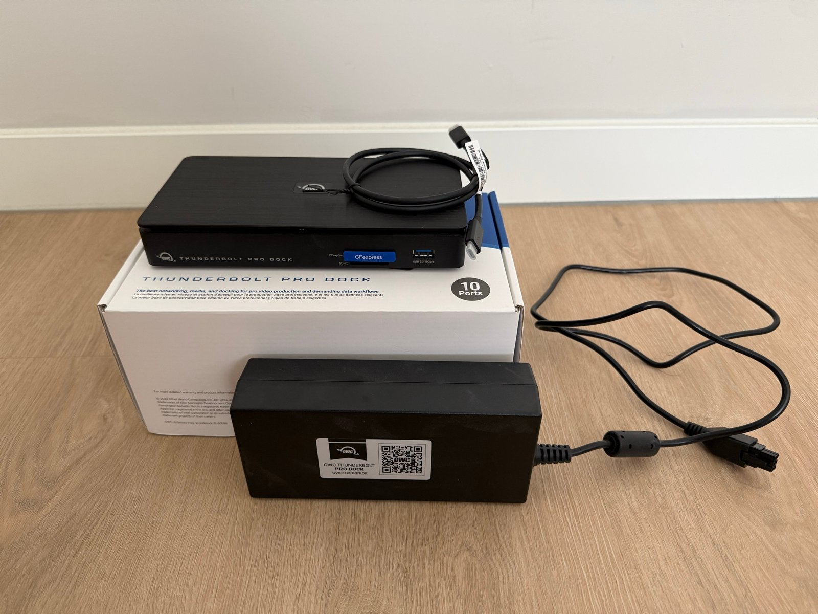 OWC Thunderbolt Pro Dock - 10 poorten - Met garantie, Computers en Software, Dockingstations, Zo goed als nieuw, Docking station