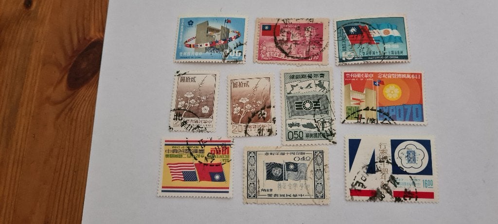 8262 taiwan diverse zegels, Postzegels en Munten, Verzenden, Oost-Azië