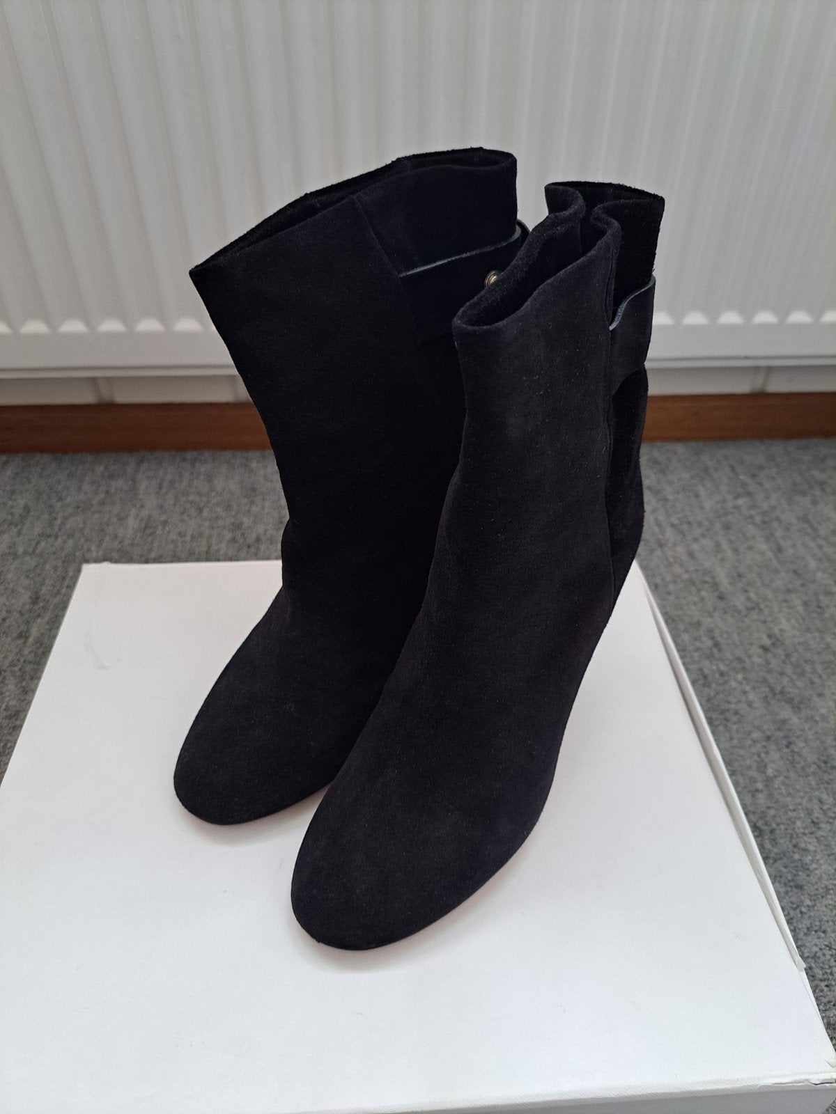 Isabel Marant Lystal Velvet Wrinkled Boots Zwart Maat 38, Kleding | Dames, Schoenen, Isabel Marant, Zwart, Lage of Enkellaarzen